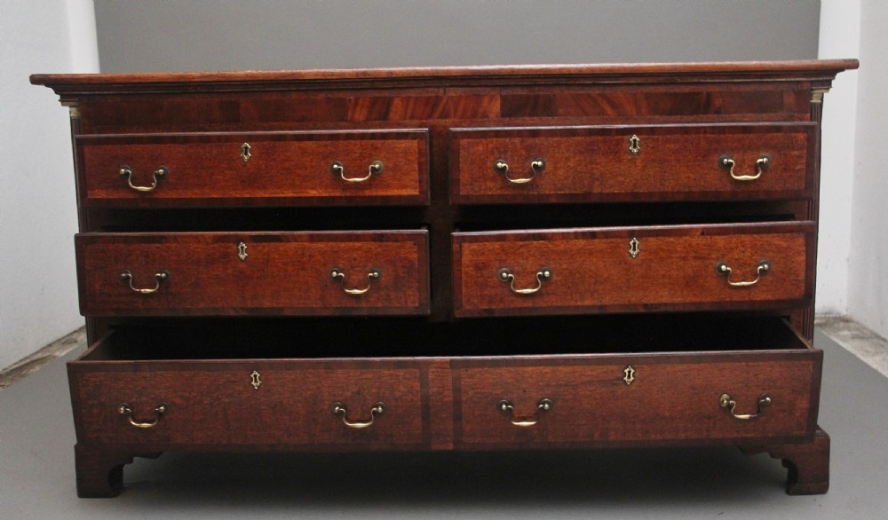 18th Century oak dresser base View II