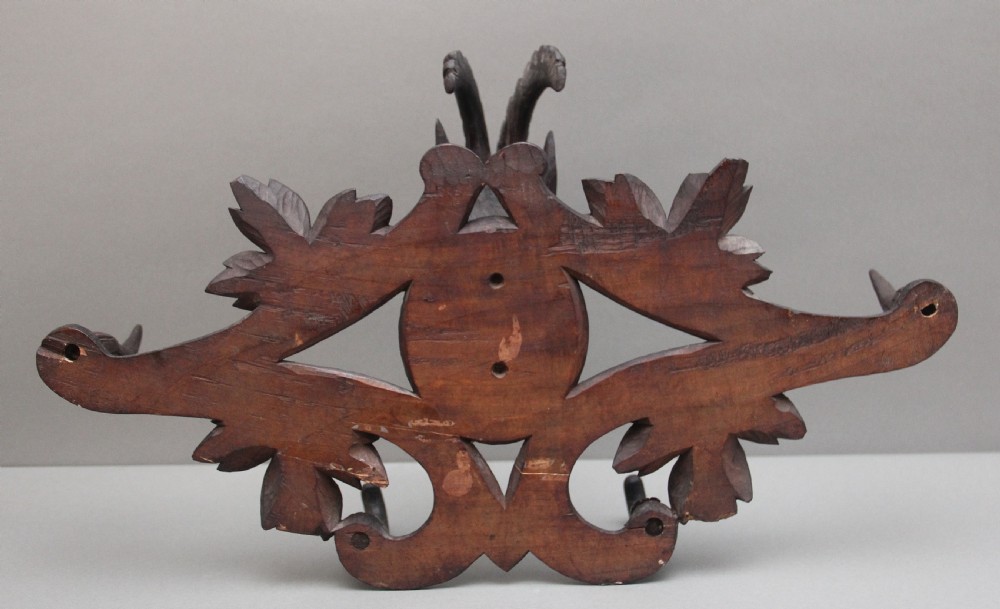 19th Century black forest carved coat rack View VII