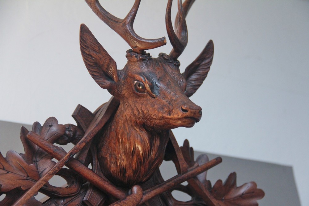 19th Century black forest walnut cuckoo clock View VI