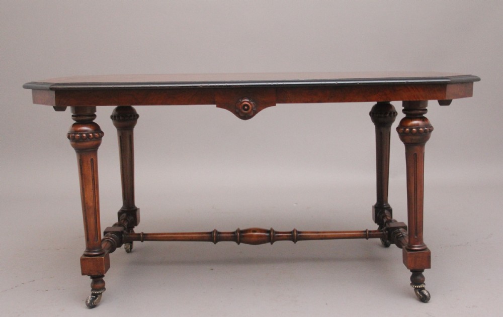 Early 19th Century burr walnut coffee table View II