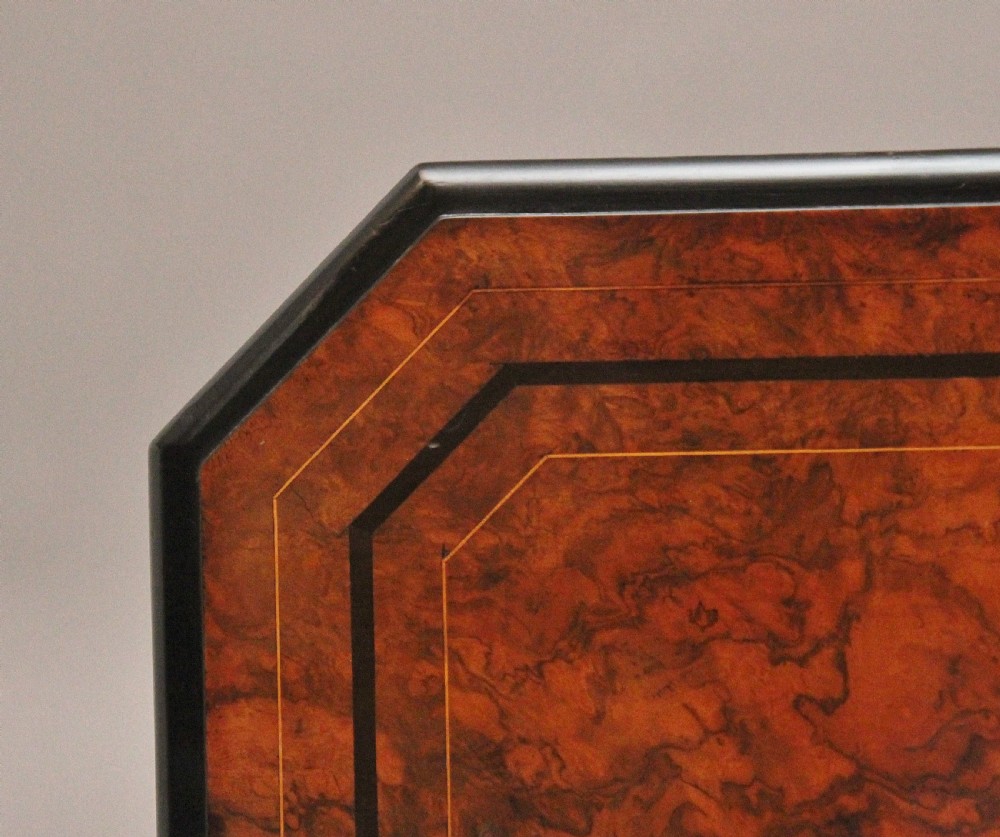 Early 19th Century burr walnut coffee table View IV