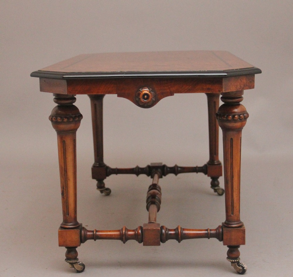 Early 19th Century burr walnut coffee table View VI