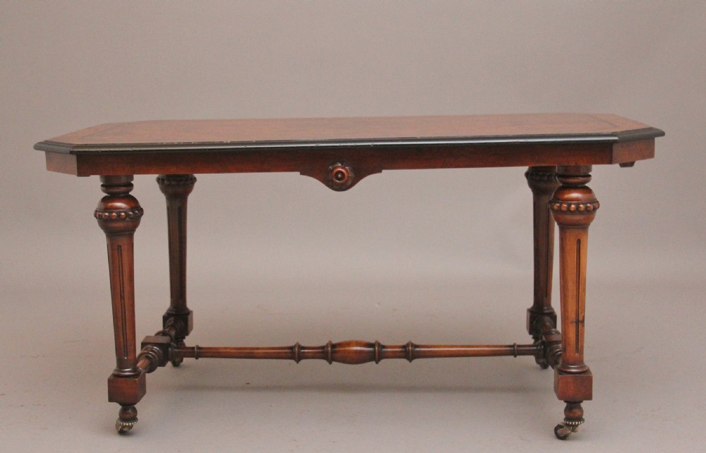 Early 19th Century burr walnut coffee table View VII