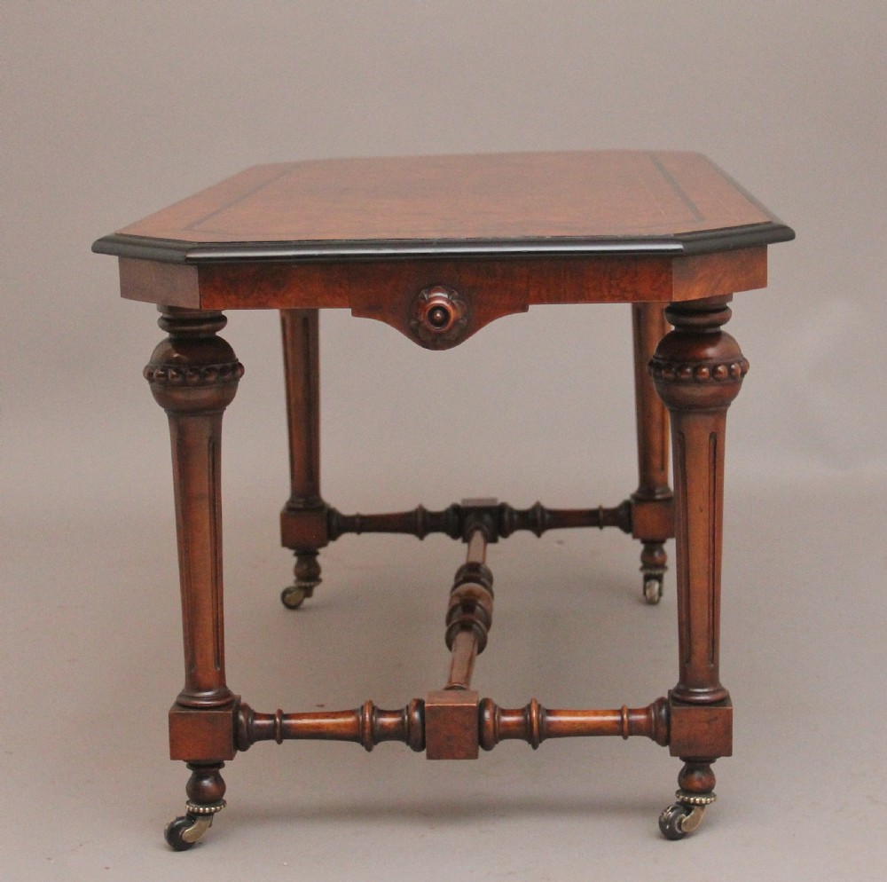 Early 19th Century burr walnut coffee table View VIII