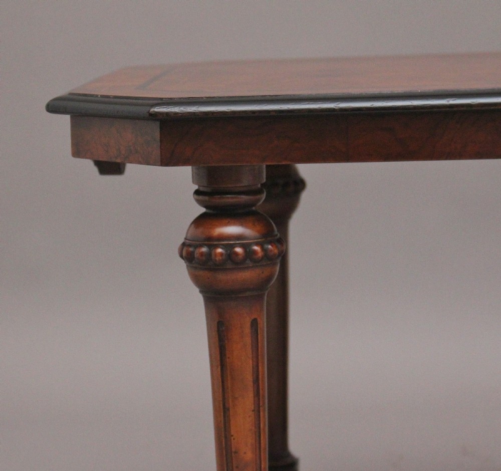 Early 19th Century burr walnut coffee table View IX