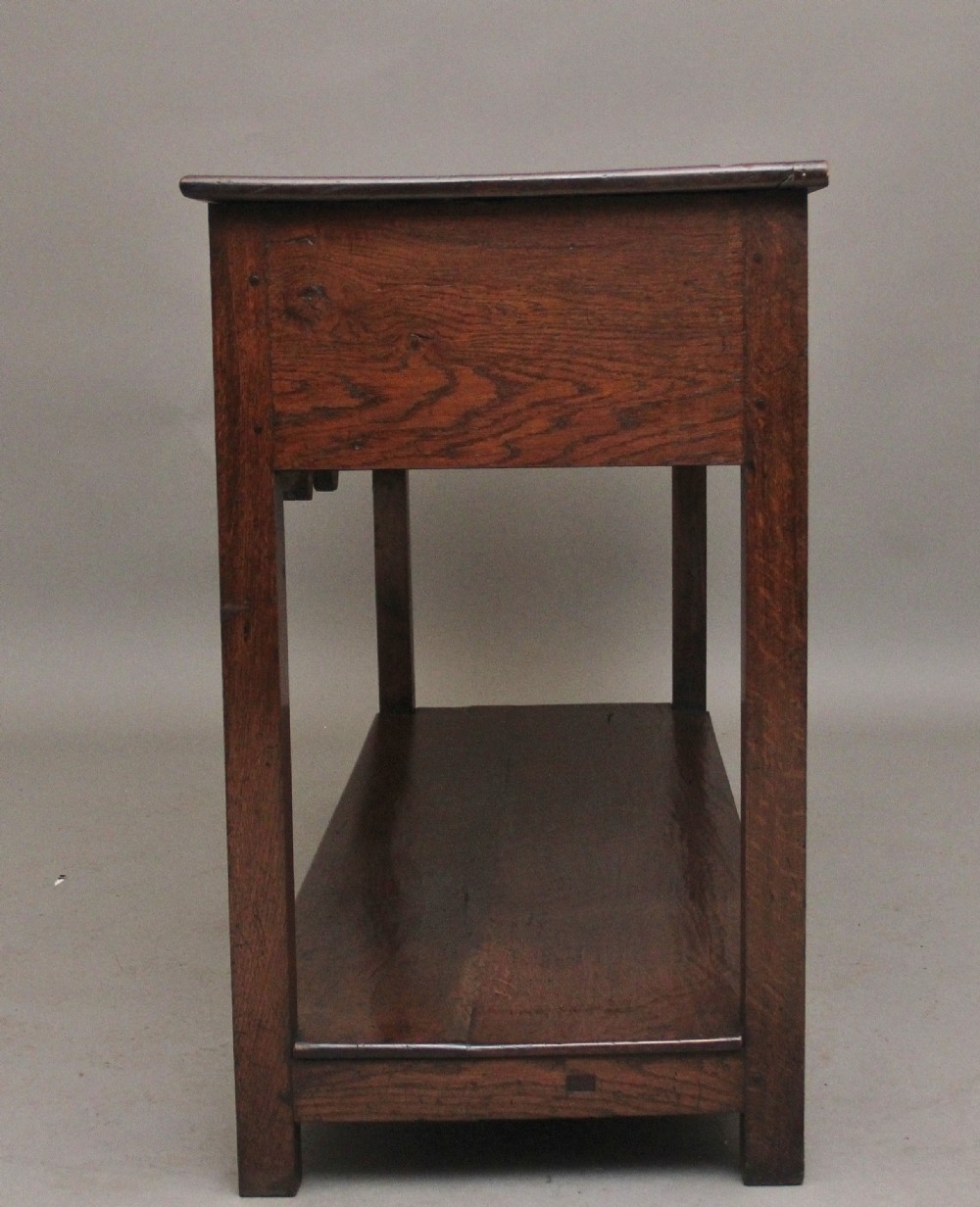 19th Century oak dresser base View VIII