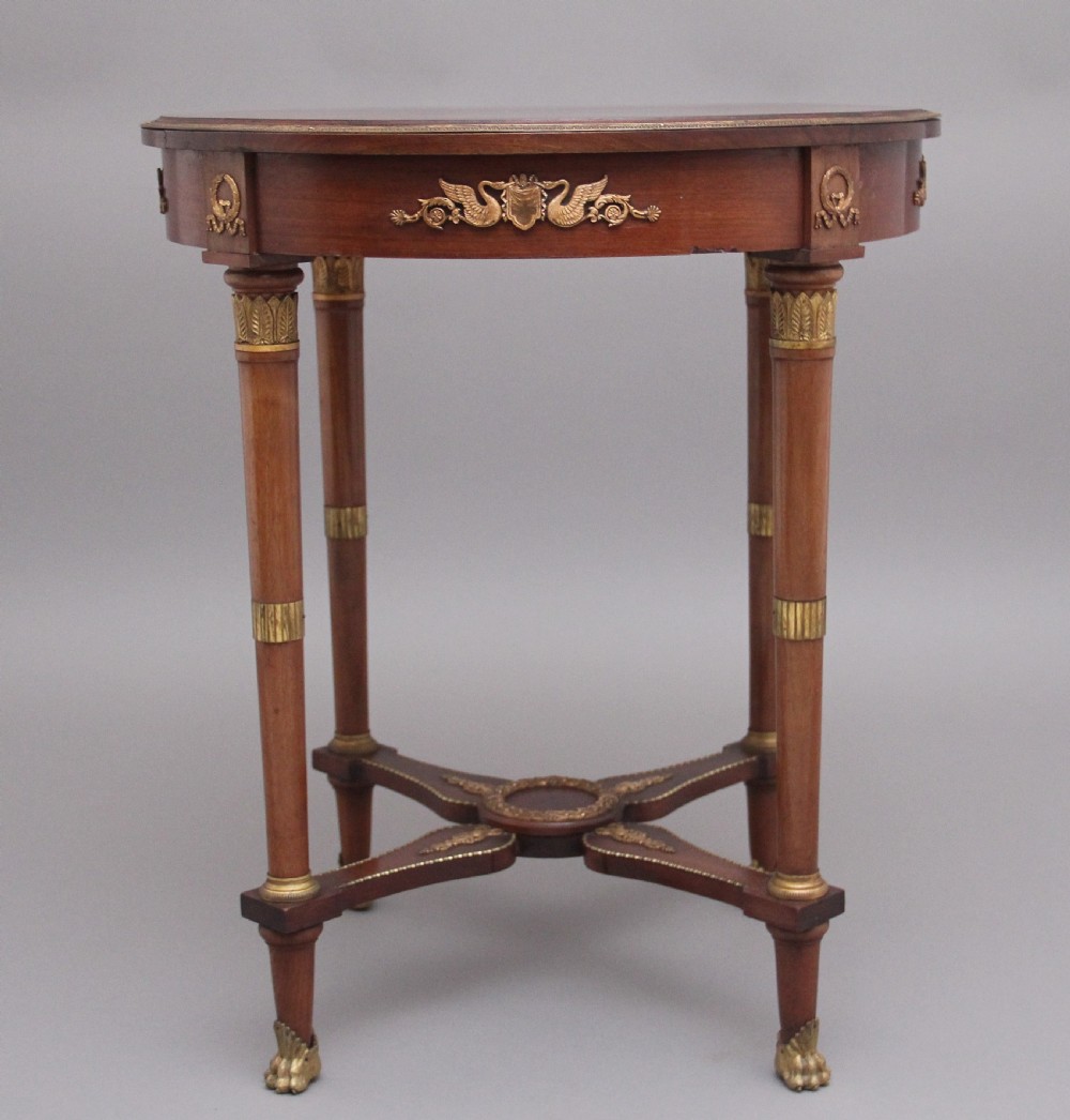 19th Century French mahogany centre table  View III