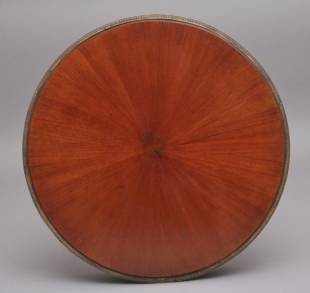 19th Century French mahogany centre table  View V