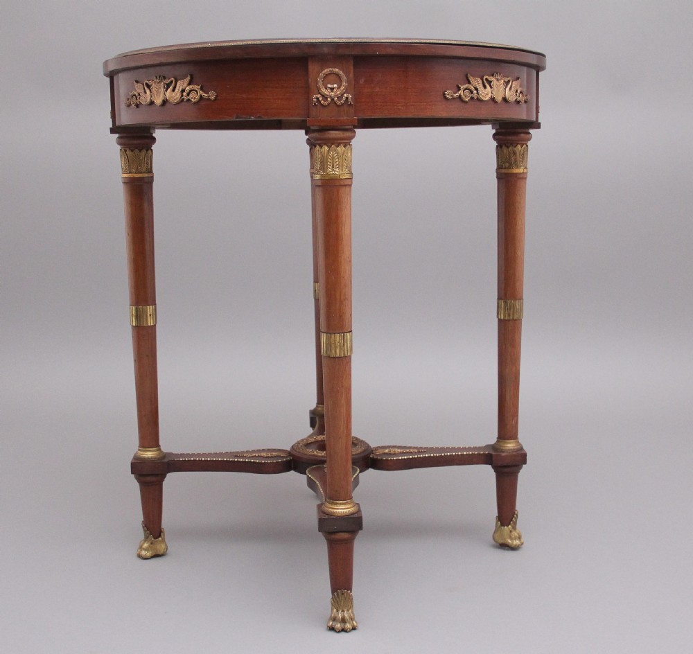 19th Century French mahogany centre table  View VI