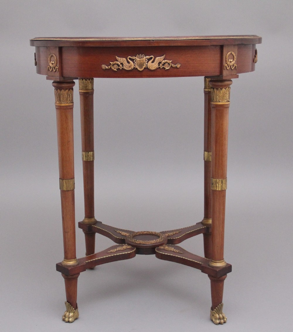 19th Century French mahogany centre table  View VII