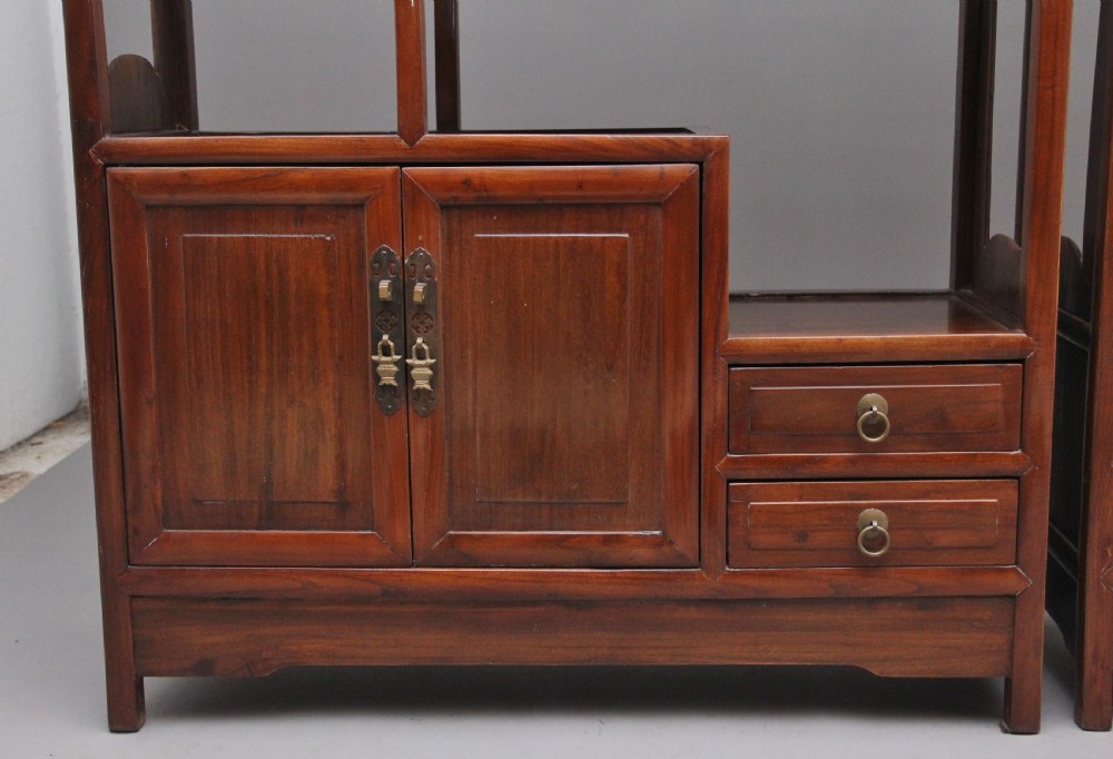 Pair of early 20th Century Chinese display cabinets View VIII