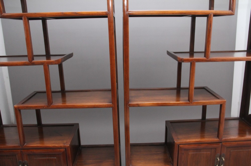 Pair of early 20th Century Chinese display cabinets View XIII