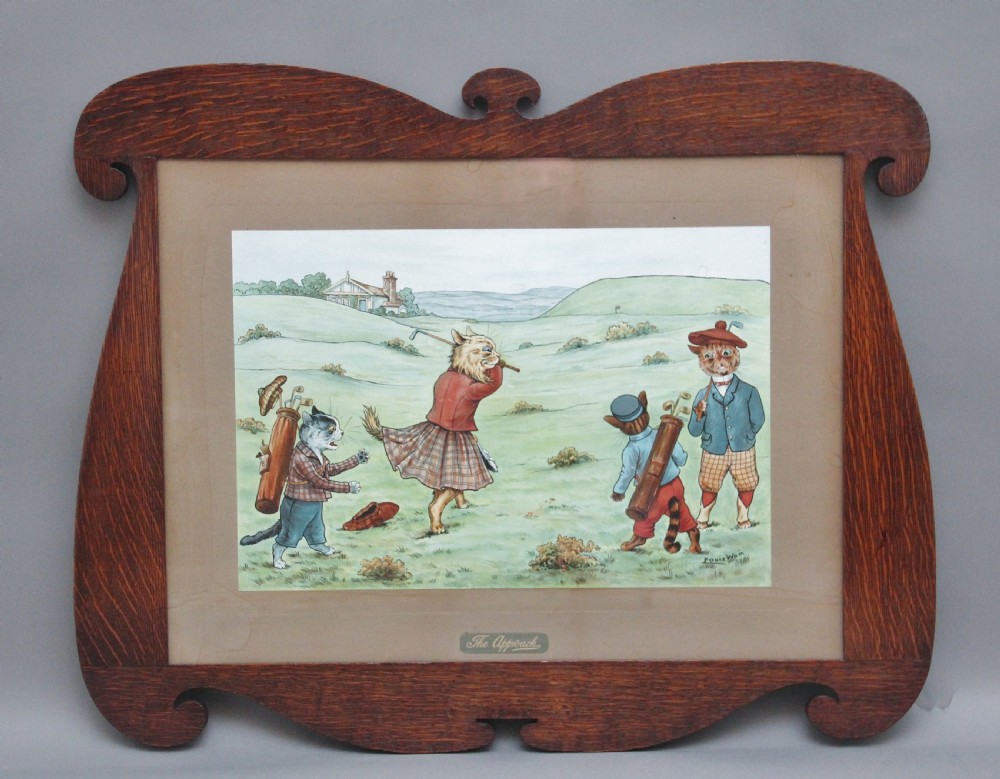 A SET OF FOUR LOUIS WAIN PRINTS WITH THE ORIGINAL FRAMES View II