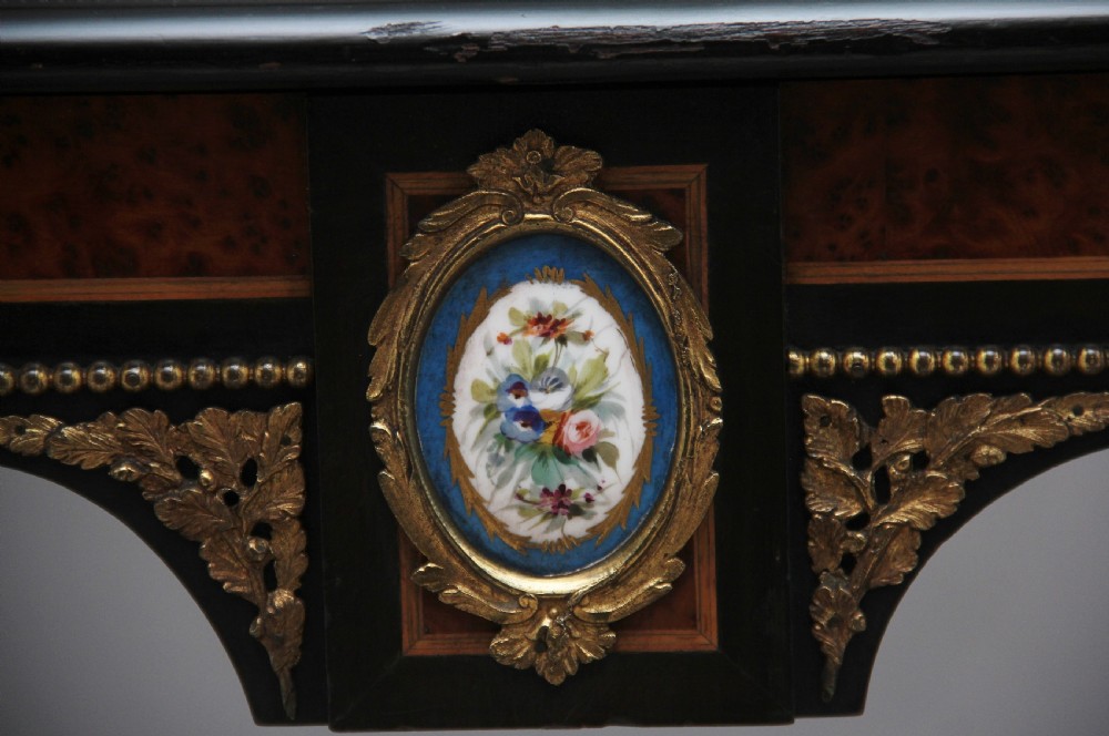 19th Century amboyna and ebonised sofa table View XI