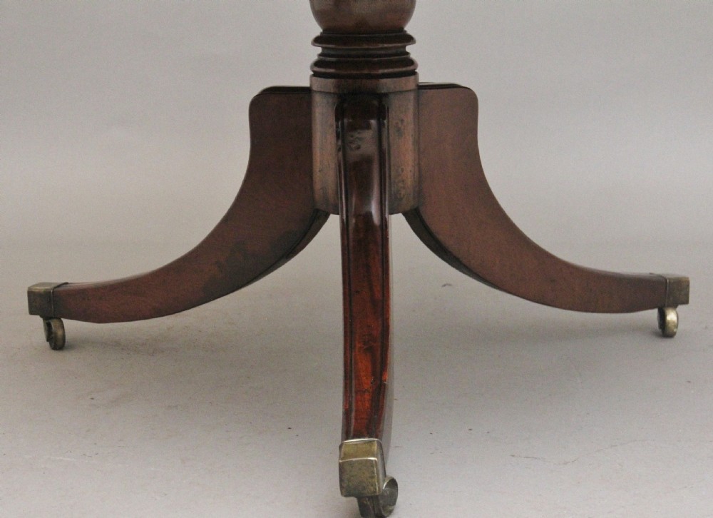Early 19th Century mahogany drum table View XI
