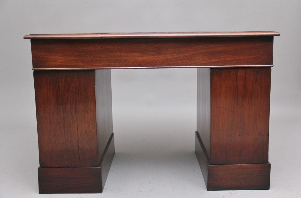 Early 19th Century mahogany pedestal desk View VII