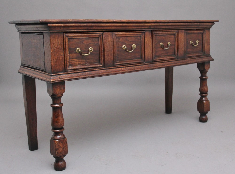 19th Century antique oak dresser View II