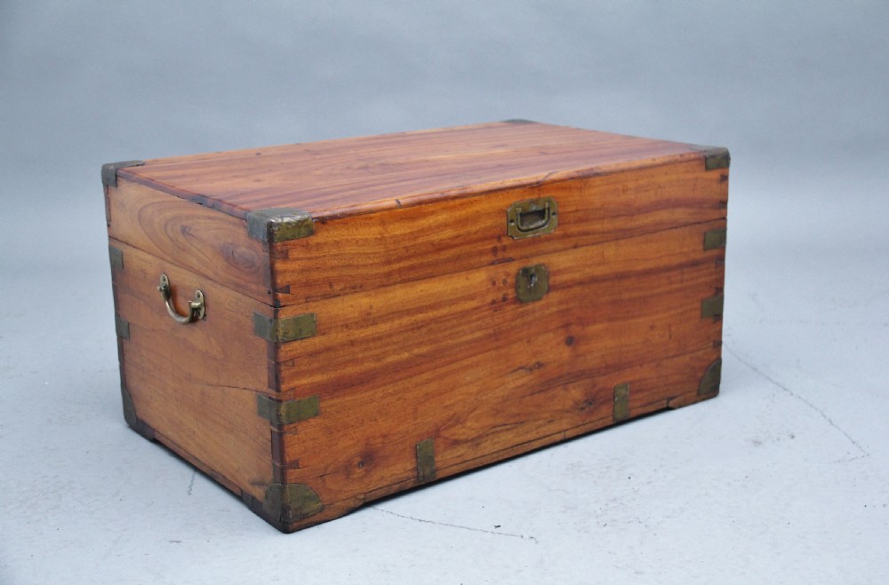 19th Century camphor wood trunk