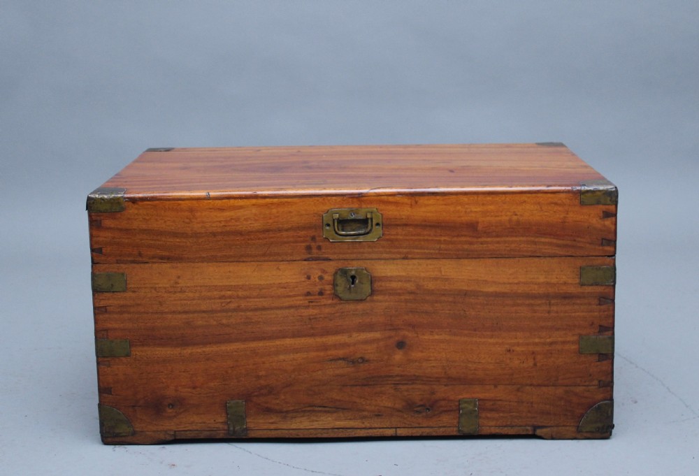 19th Century camphor wood trunk View IV