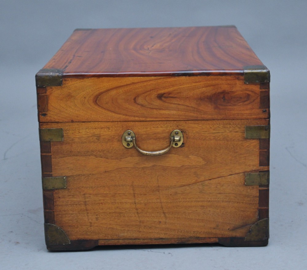 19th Century camphor wood trunk View V