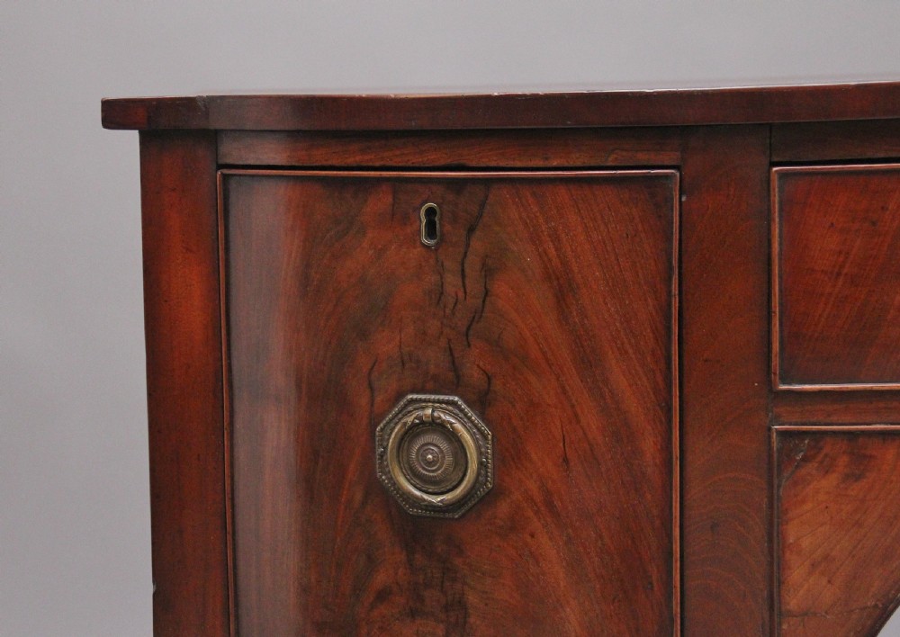 Early 19th Century mahogany bowfront sideboard View III