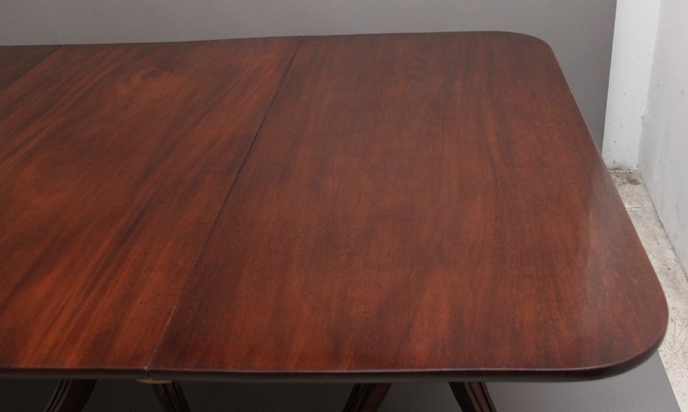 Early 19th Century mahogany three pedestal dining table View XIII