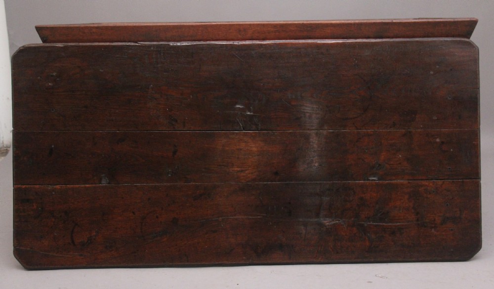 18th Century oak dough bin on stand View V