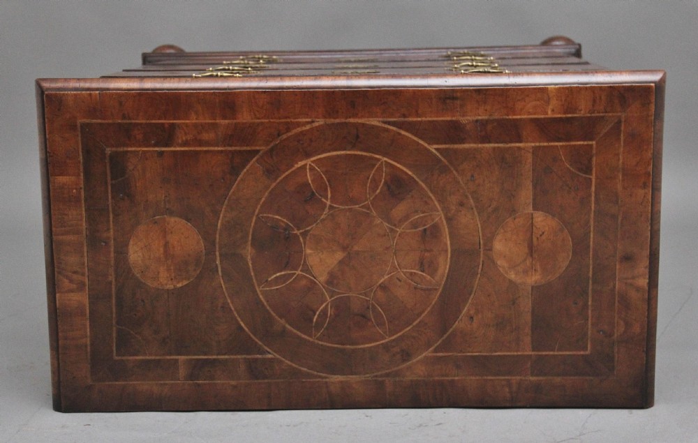 18th Century oyster wood chest of drawers View X
