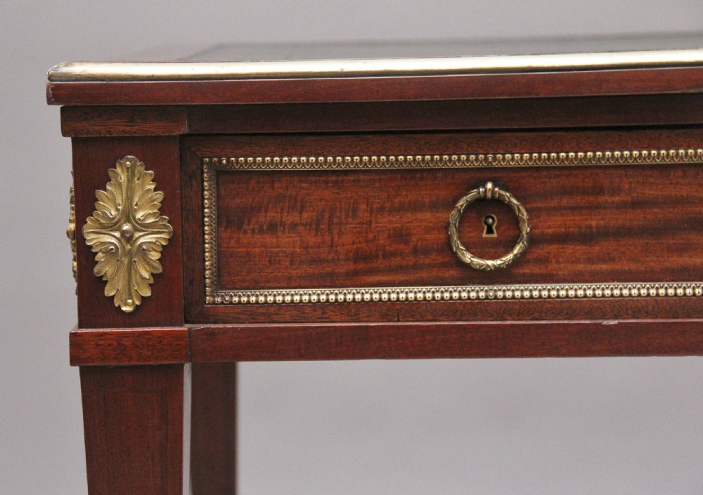 19th Century French mahogany writing table View IV