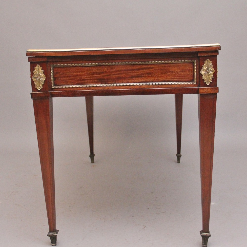 19th Century French mahogany writing table View VI