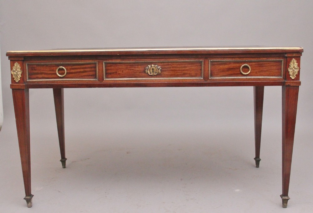 19th Century French mahogany writing table View VII