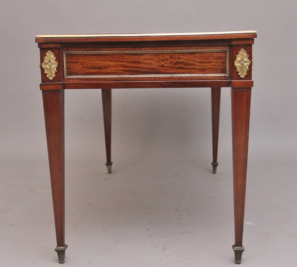 19th Century French mahogany writing table View VIII