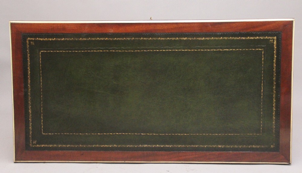 19th Century French mahogany writing table View IX