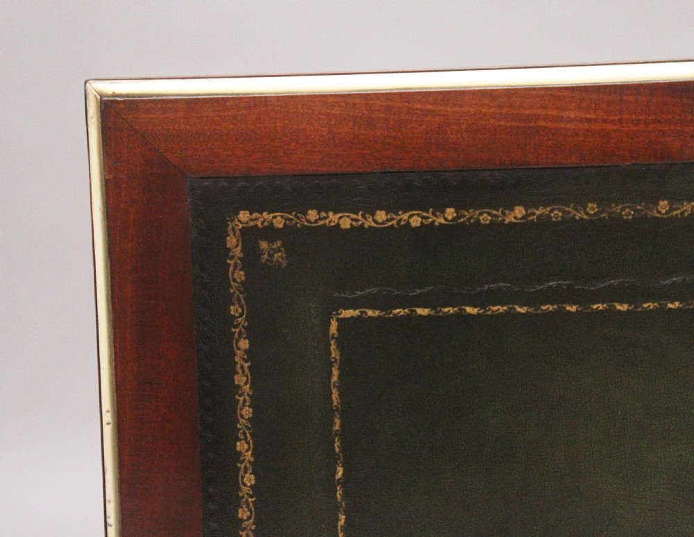 19th Century French mahogany writing table View X