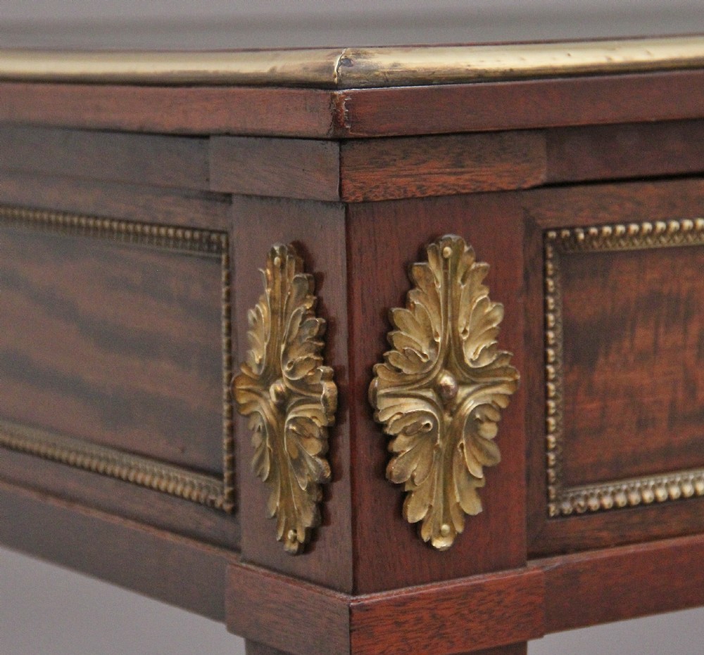 19th Century French mahogany writing table View XI