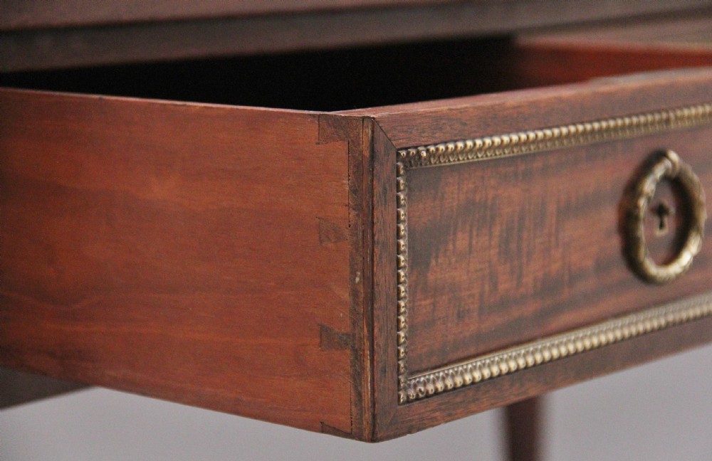 19th Century French mahogany writing table View XII