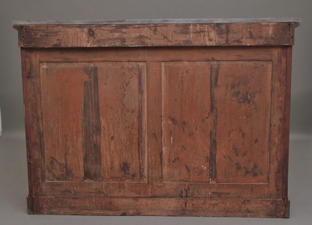 Early 19th Century rosewood, gilt and marble top cabinet View X