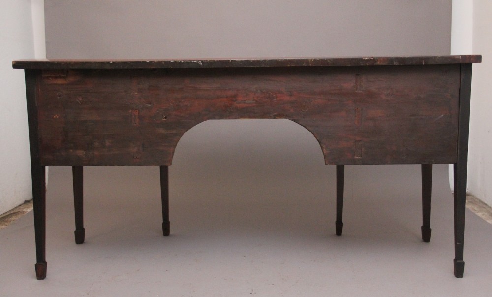 A superb quality Georgian inlaid mahogany bowfront sideboard View VIII