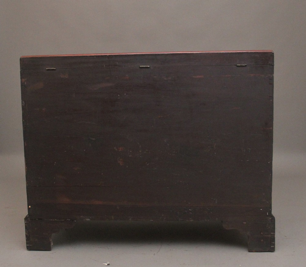 18th Century mahogany Irish silver chest View X