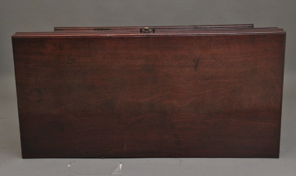 18th Century mahogany Irish silver chest View XII