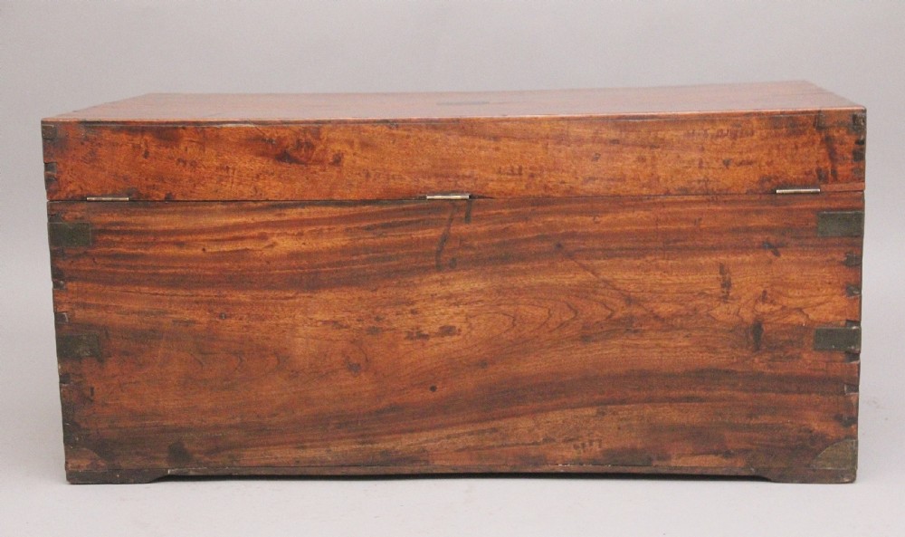 19th Century camphor wood campaign trunk View VIII