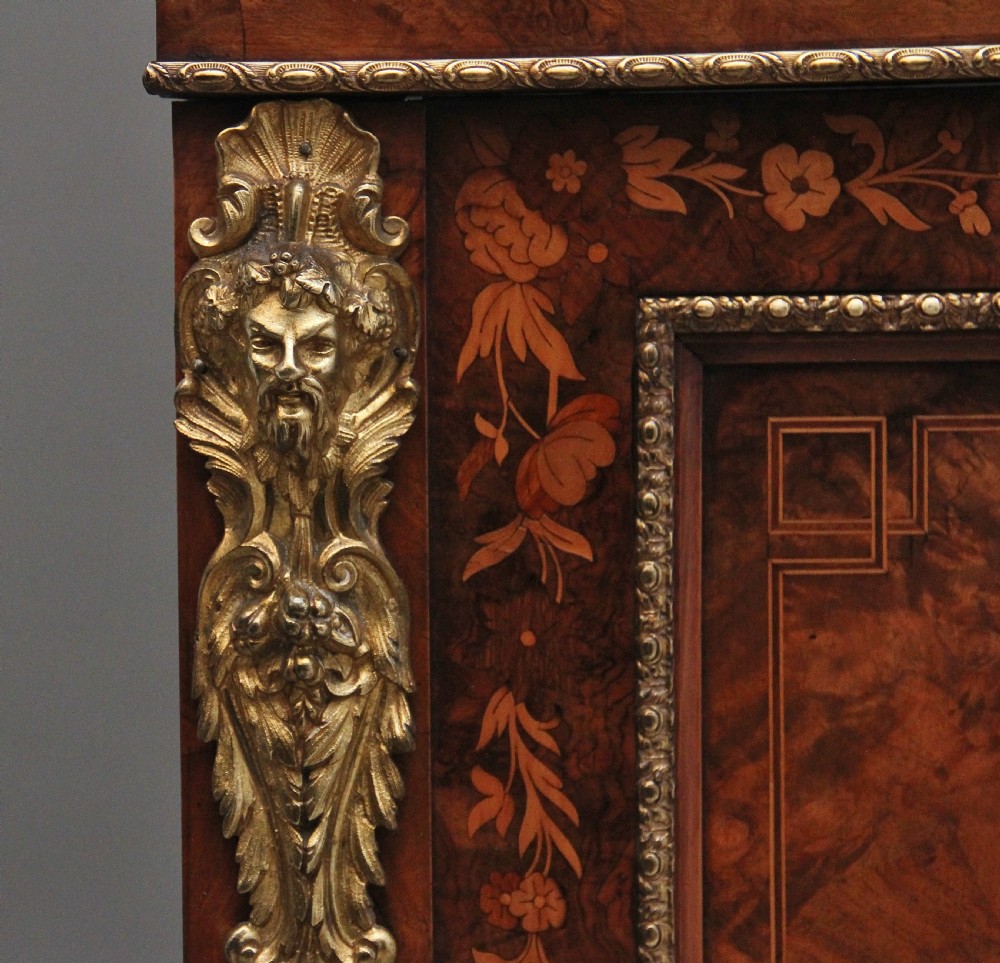 19th Century walnut and marquetry two door cabinet View VI