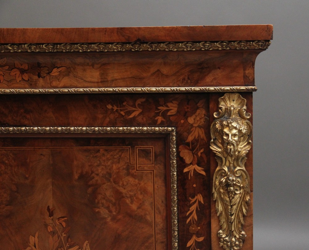 19th Century walnut and marquetry two door cabinet View VII