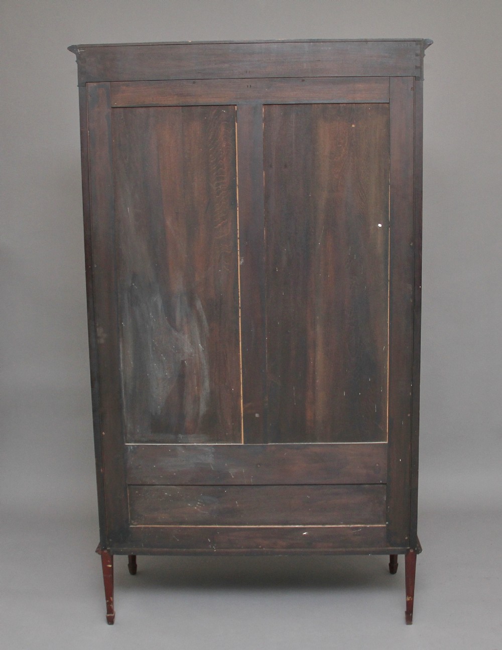 19th Century mahogany and inlaid display cabinet  View III