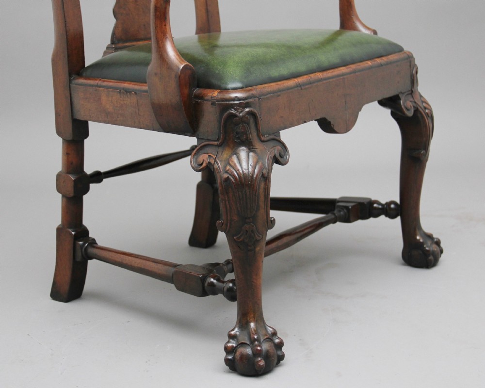 Pair of 19th Century walnut armchairs View VII