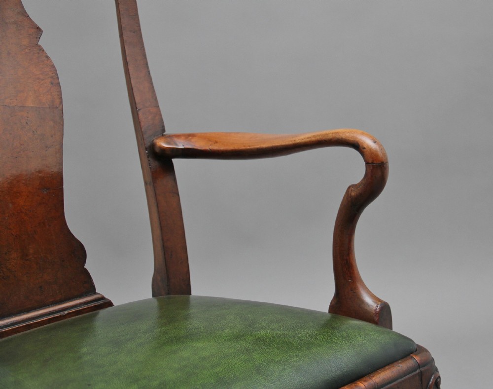 Pair of 19th Century walnut armchairs View X