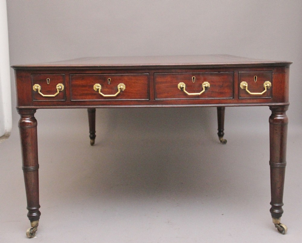 Early 19th Century mahogany partners writing desk  View IX
