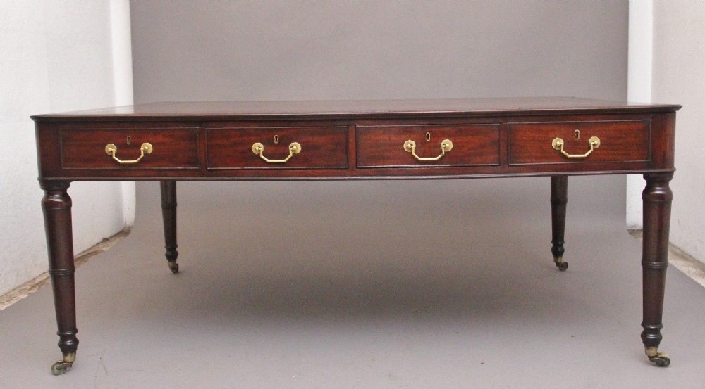 Early 19th Century mahogany partners writing desk  View XI