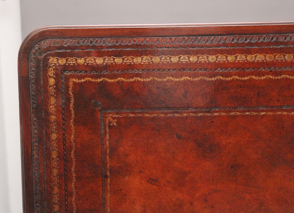 Early 19th Century mahogany partners writing desk  View XV
