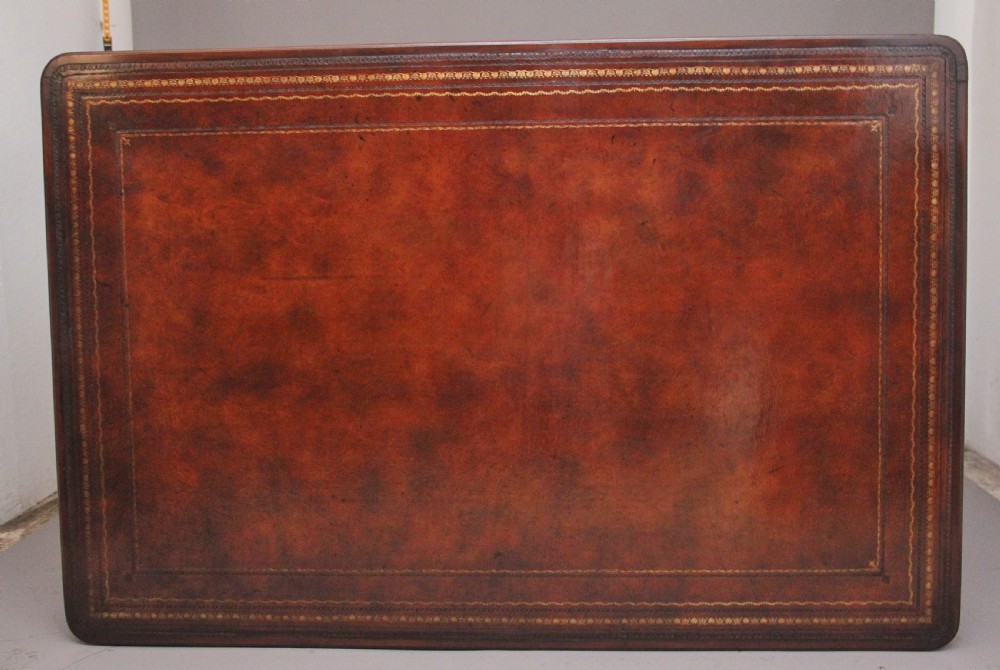 Early 19th Century mahogany partners writing desk  View XVI